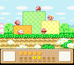 Kirby's Dream Land 3 (USA) In game screenshot